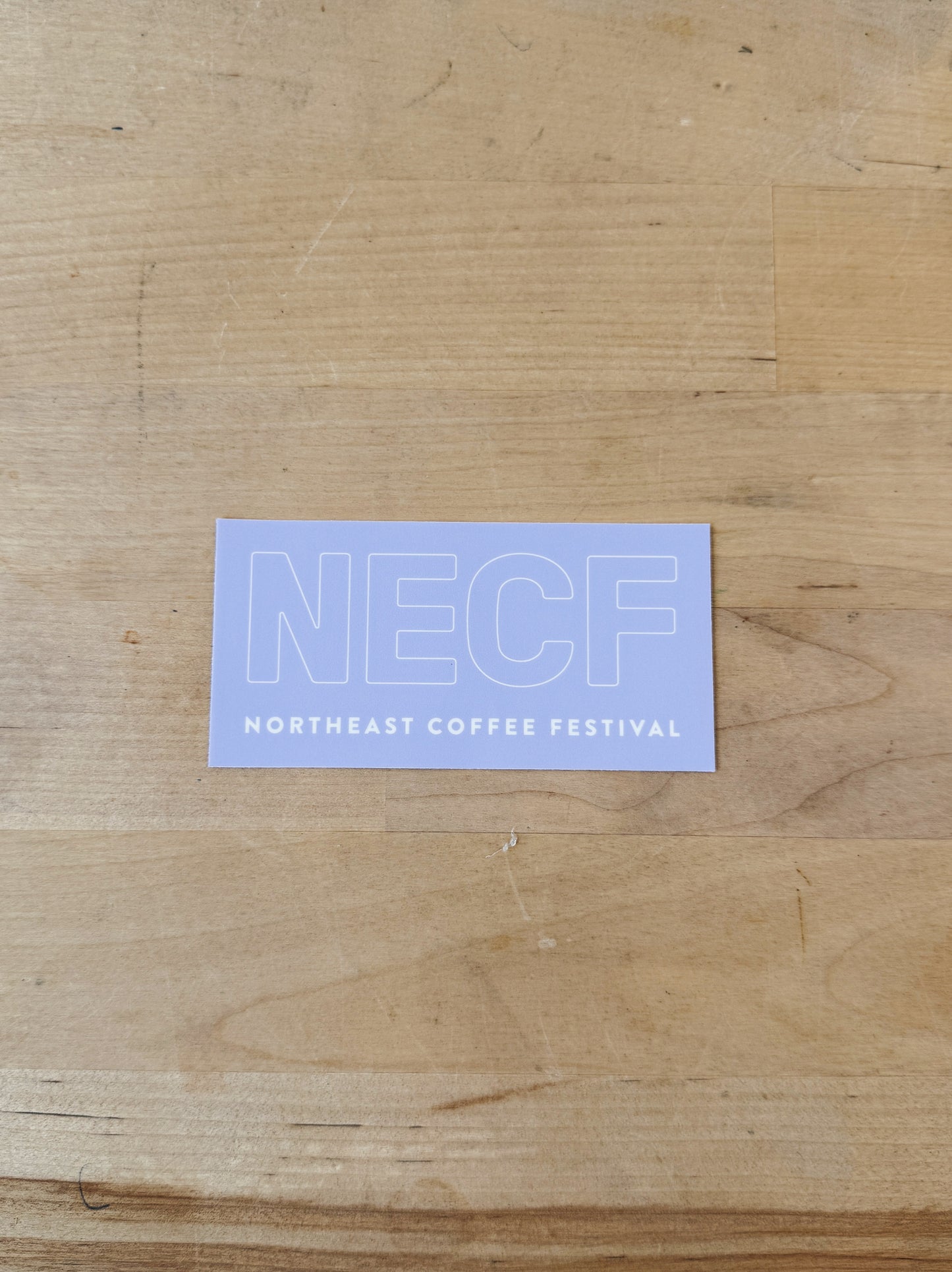 NECF 4x2 Purple Sticker
