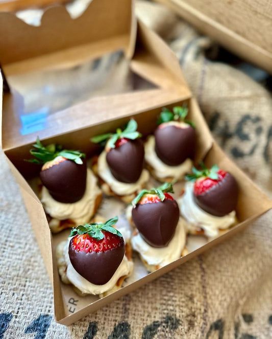 *Pre-Order* Chocolate Covered Strawberry Mini Waffles