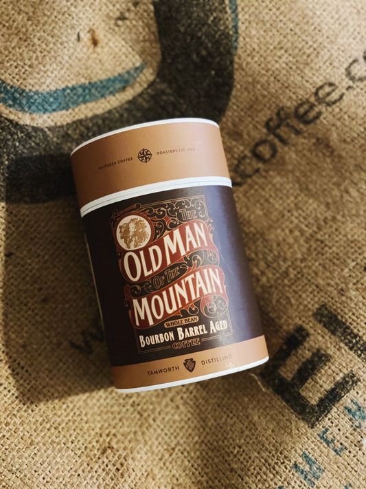 8oz Old Man of the Mountain Bourbon Barrel Aged Coffee